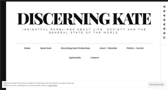 Desktop Screenshot of discerningkate.com